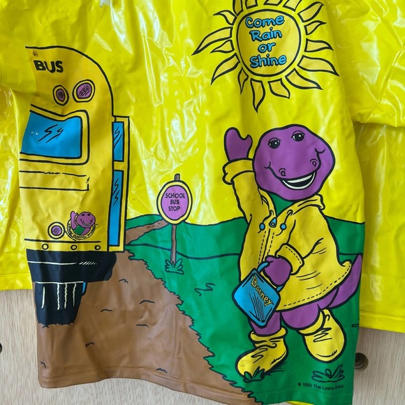 toddler Vintage barney raincoat - Picture 2 of 16